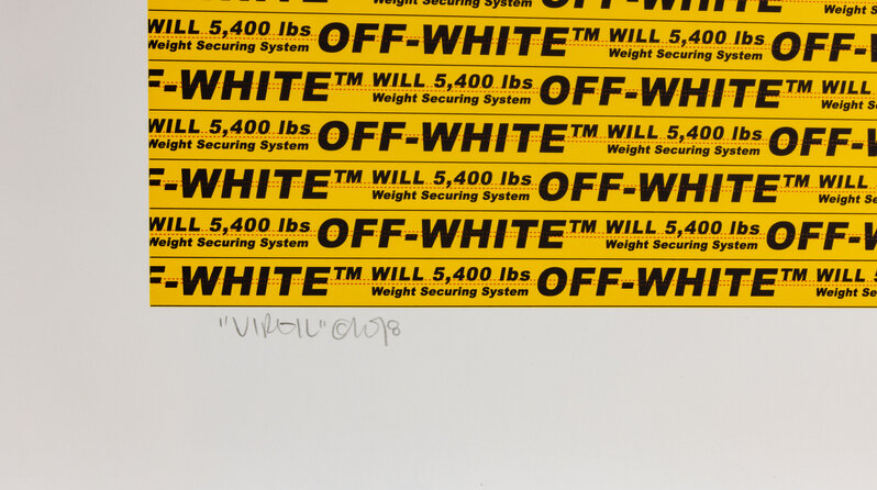 OFF-WHITE - Virgil Abloh Photo Limited Signature Edition Custom Frame