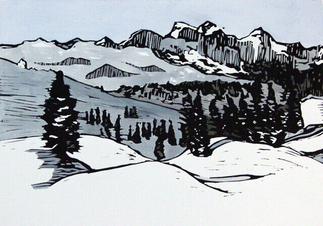 Mark Rowden | Frozen Aspen (2023) | Artsy