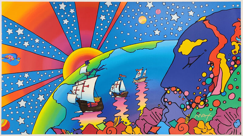 Peter Max | DISCOVERY (1992) | Artsy