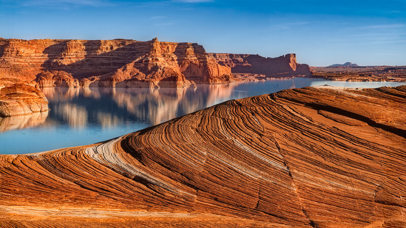 Ricky Workman Cliffs and Reflections on Lake Powell #1 (2025) by Ricky Workman - For ...
