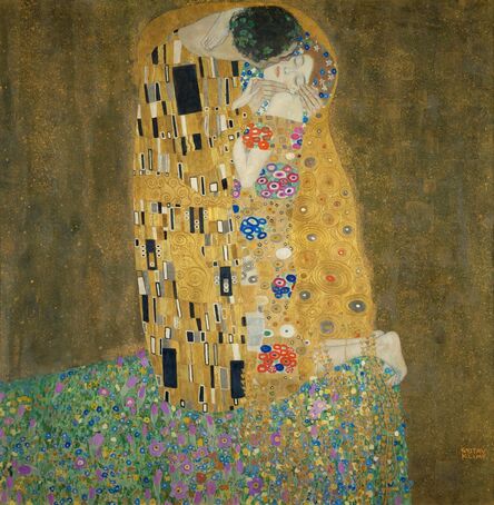 Gustav Klimt, ‘Der Kuss (The Kiss)’, 1907-1908