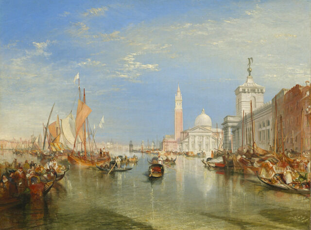 J. M. W. Turner | Venice: The Dogana and San Giorgio Maggiore (1834 ...