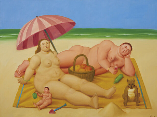 nudist familly Fernando Botero | Nudist Family (2009) | Artsy