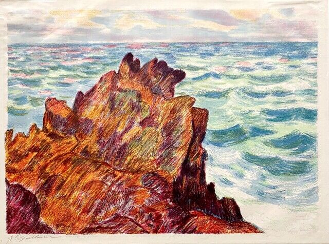 Armand Guillaumin | Les Rochers rouges (1896) | Artsy