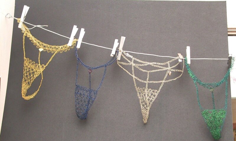 Joyce Zipperer, Days of the Week Thongs (2014), Available for Sale
