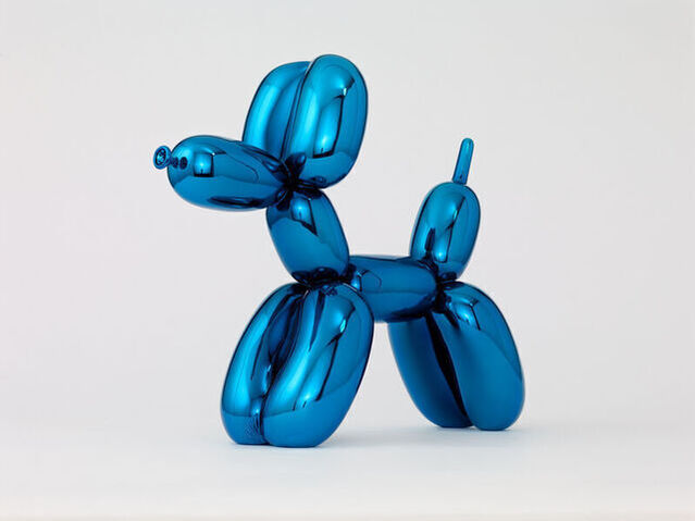 Jeff Koons-Balloon Dog XXL BLUE (After)