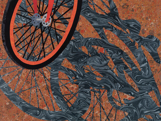 Roxa Smith | Orange Wheels (2021) | Available for Sale | Artsy