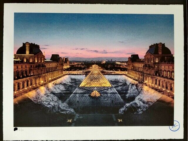 JR | JR au Louvre, 29 Mars 2019, 19H45 © Pyramide, Architecte I. M. Pei ...