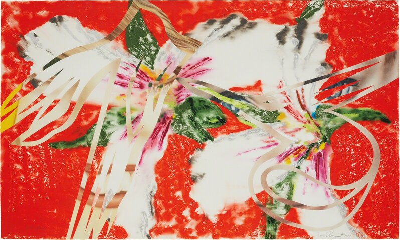 James Rosenquist, Limited Edition Vintage Signed Louis Vuitton Silk Scarf,  1987 - Alpha 137 Gallery