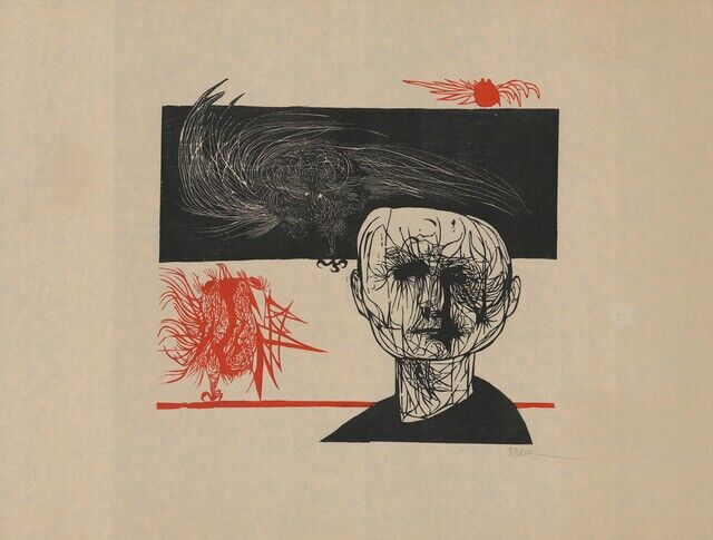 Leonard Baskin | The Tormented One (1953) | Available for Sale | Artsy