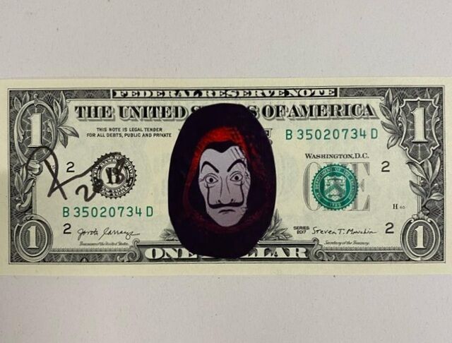 Death NYC -- Louis Vuitton Dollar Bill