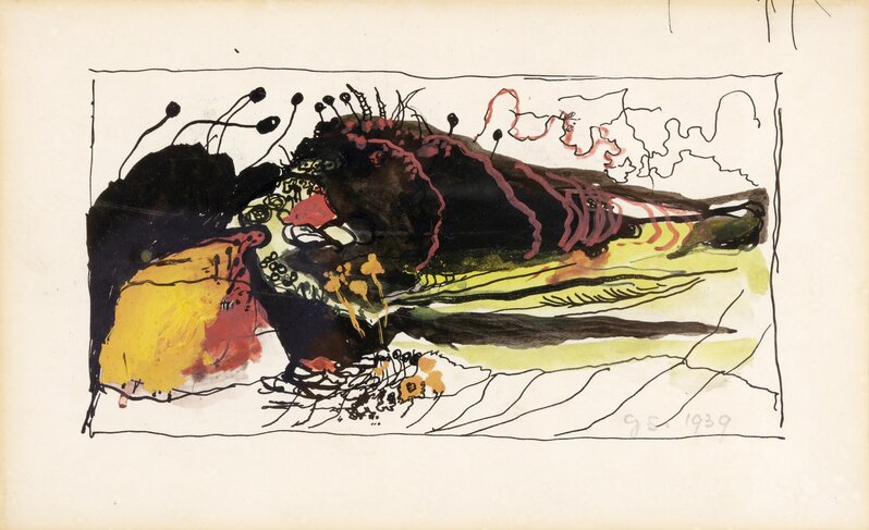 Graham Sutherland Ink Graham Sutherland | Landscape with trees (1939) | Artsy