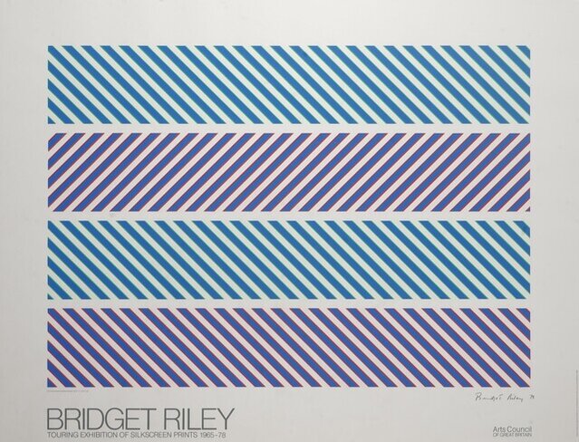 Bill Riley Printmaker Bridget Riley | Touring Exhibition Of Silkscreen Prints 1965-78 (1980 ...