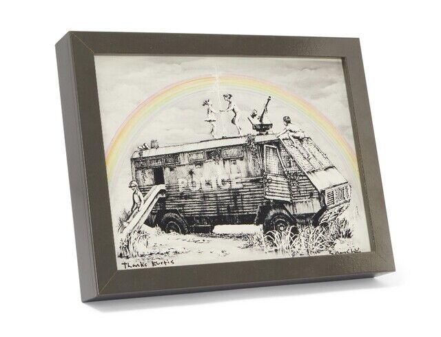 Banksy | Riot Van (2015) | Artsy