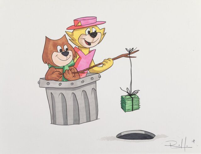 George Rollo | Top Cat and Fancy Fancy (2019) | Artsy