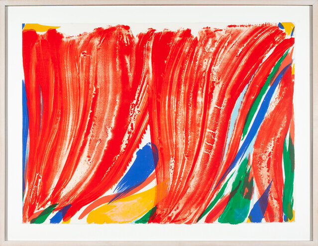 Olivier Ratsy Photography Olivier Debré | Signe paysage rouge (1990) | Art & Prints | Artsy