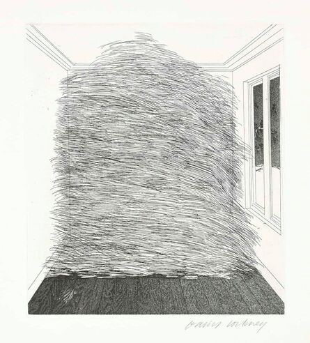David Hockney, ‘A Room full of Straw’, 1969