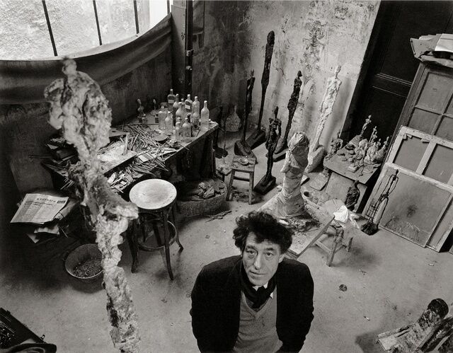 Robert Doisneau | Alberto Giacometti dans son atelier (Alberto ...