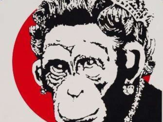 Monkey Queen by Banksy