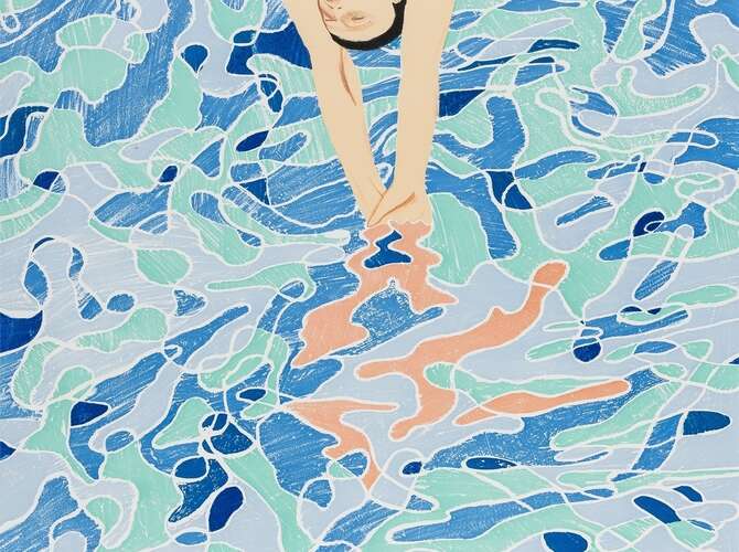Pools by David Hockney