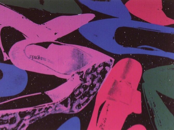 Throb details Run Andy Warhol's Diamond Dust Shoes - For Sale on Artsy