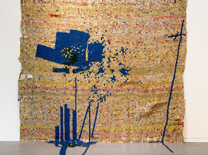 El Anatsui s Bottle Caps For Sale On Artsy el-anatsui-s-bottle-caps-for-sale-on-artsy