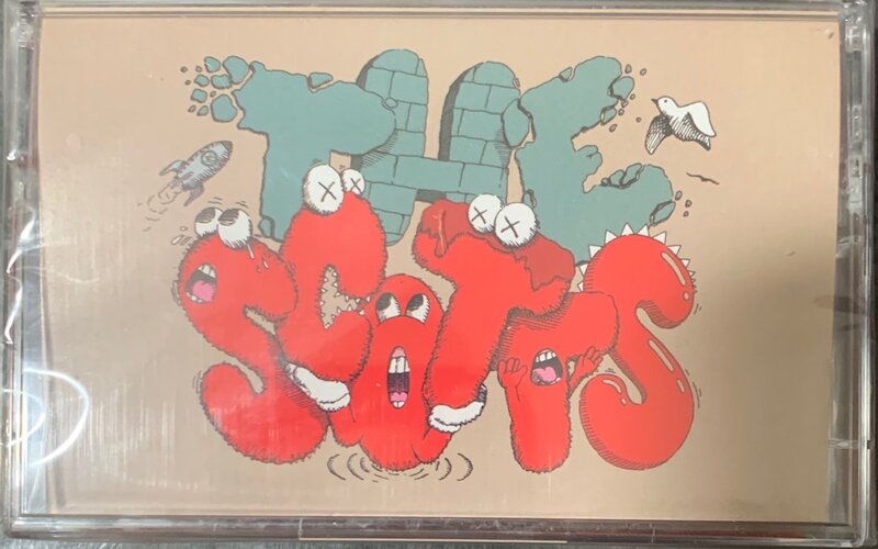 KAWS  KAWS X TRAVIS SCOTT X KID CUDI 12 VinylTAN LP' TAPE