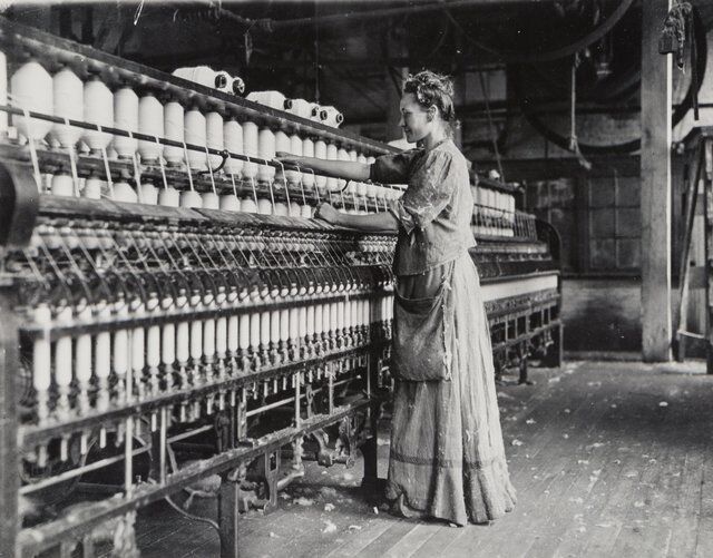 Lewis Wickes Hine | Woman in a Cotton Mill (circa 1910) | Artsy