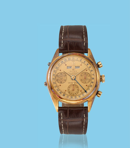 Rolex, ‘Yellow gold chronograph "Datocompax" wristwatch, ref. 4767’, ca. 1950