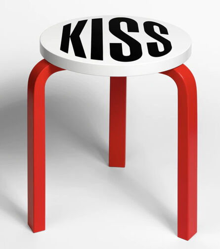 Barbara Kruger, ‘Untitled (Kiss) Stool’, 2019