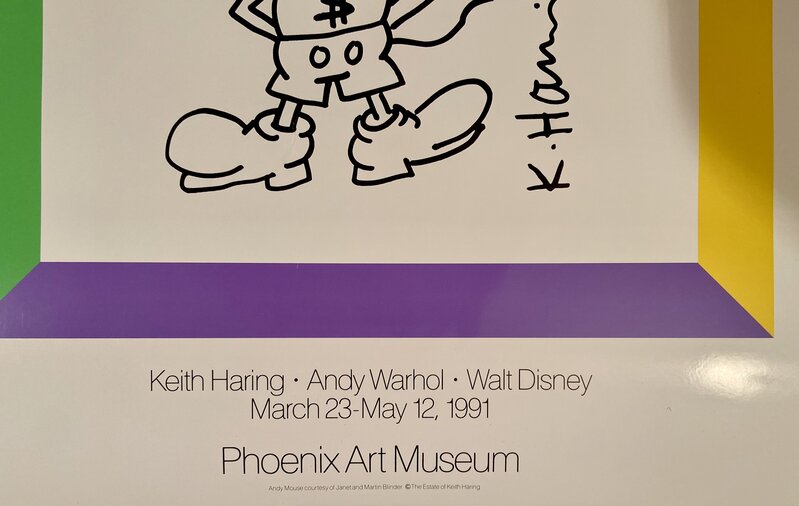 Andy Warhol  Keith Haring, Andy Warhol, Walt Disney Museum Poster