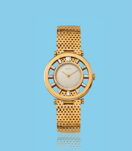 Cartier, ‘Yellow gold wristwatch, "Timone" or "Gouvernail" model’, ca. 1950