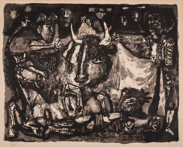 Antoni Clavé Corrida (La mort du Torero) (19512) Artsy
