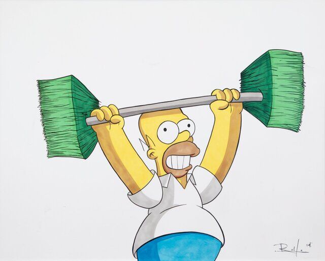 George Rollo | Homer Simpson (2019) | Artsy