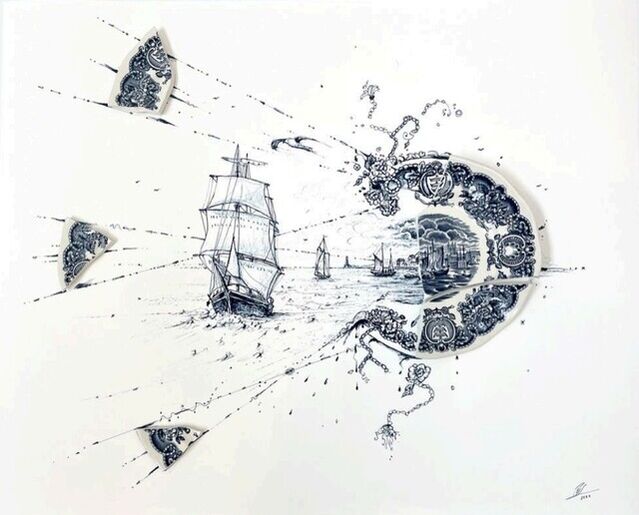 Rob Stratti Robert Strati | Sailing Ships Leaving Port Print (2024) | Available for ...