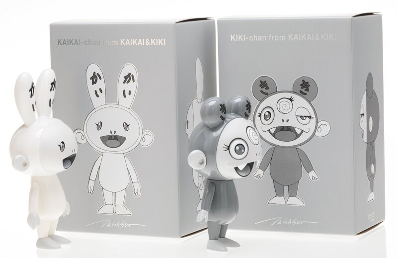 Takashi Murakami Black & White 'Kaikai' 'Kiki