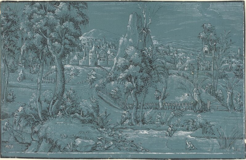 Landscape with Men Fishing (1544)