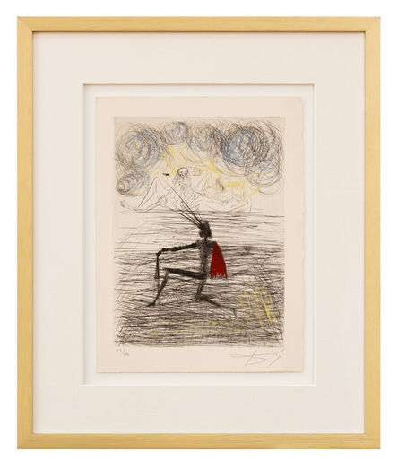 Coussin for Sale avec l'œuvre « Salvador Dali » de l'artiste