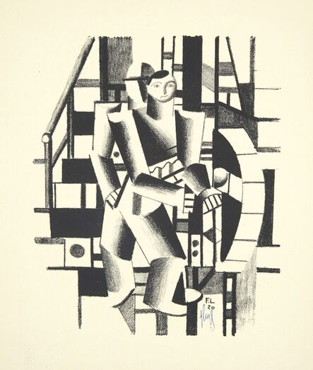 Fernand Léger, ‘Composition aux deux Personnages, from Die Schaffenden, No. 4’, 1920