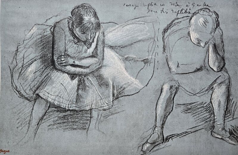 Deux danseuses au repos — Edgar Degas