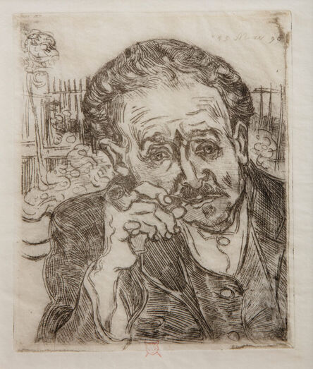 Vincent van Gogh, ‘L'homme a la pipe (Portrait du Docteur Gachet)’, 1890