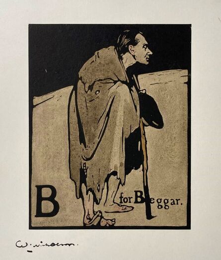William Nicholson, ‘B for Beggar’, 1897