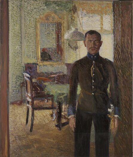 Richard Gerstl, ‘Portrait of Lieutenant Alois Gerstl’, About 1907