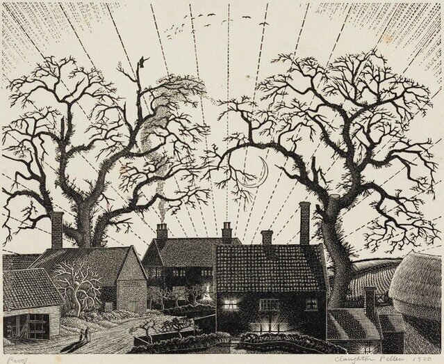 Evening 1930 By Claughton Pellew Artsy evening-1930-by-claughton-pellew-artsy