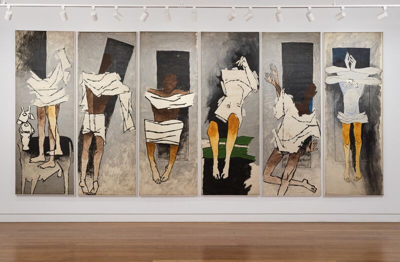 Maqbool Fida Husain | Untitled (After "Gandhi") (ca. 1983) | Available for Sale | Artsy