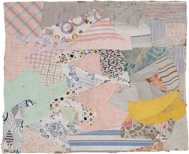 Collage Ge Ge ba | Textile collage (ca. 1950-1970) | Available for Sale | Artsy