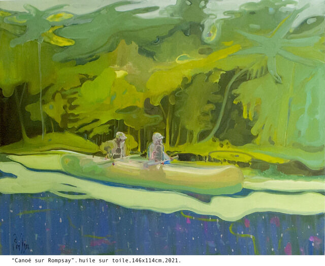 Vincent RUFFIN | Canoé sur Rompsay (2021) | Artsy