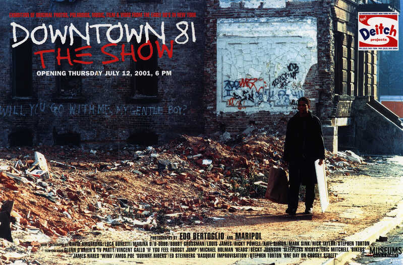 Jean-Michel Basquiat Basquiat Downtown 81 exhibition poster 2001