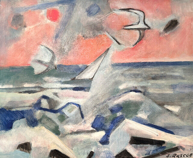 Stephen Thomas Rascoe | Seascape with Pink Sky (ca. 1950) | Available ...