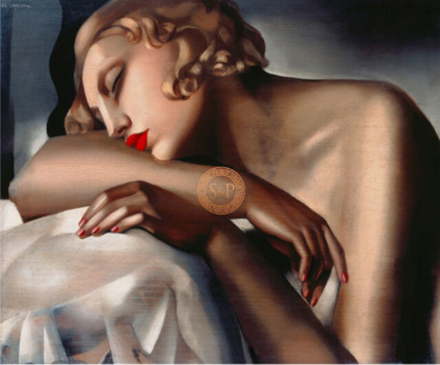Tamara de Lempicka | The Sleeping Girl (1930) | Available for Sale | Artsy